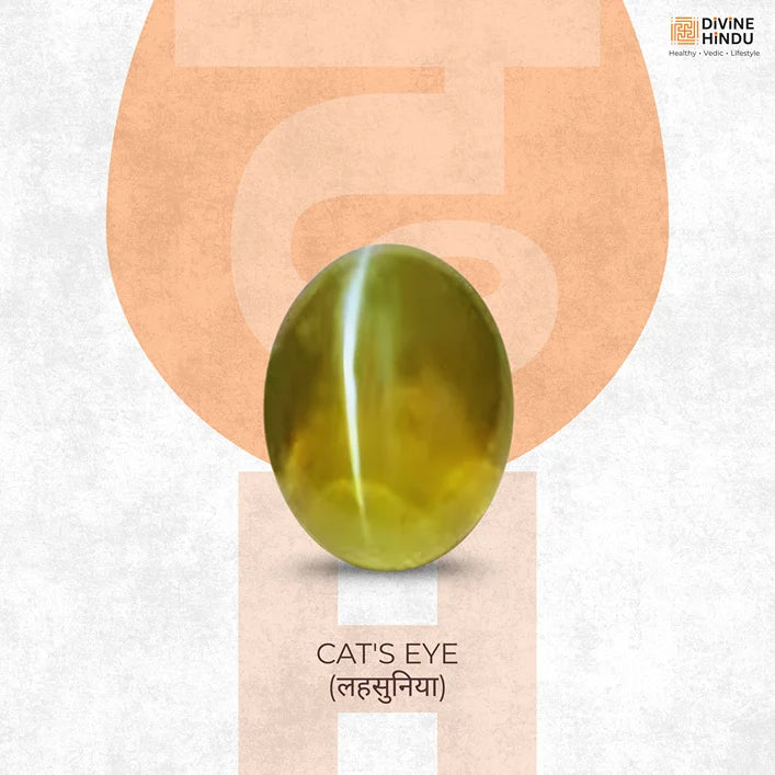Natural Gemstone Cat's Eye (lehsunia)