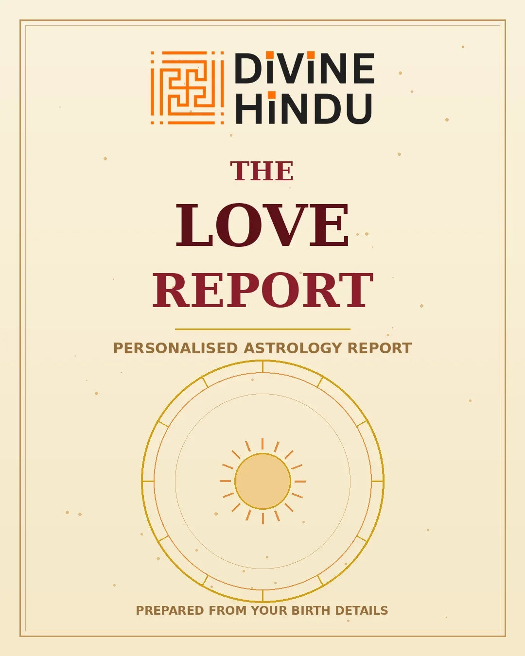 Love Report — Divine Hindu report cover