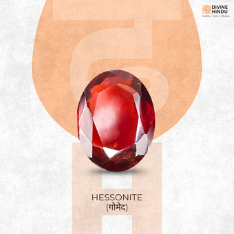 Natural Gemstone Hessonite (Gomed)