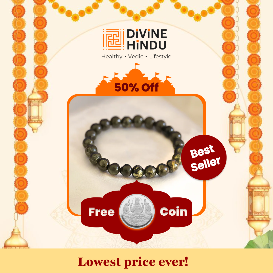 Raw Pyrite Bracelet | For Wealth, Confidence & Protection