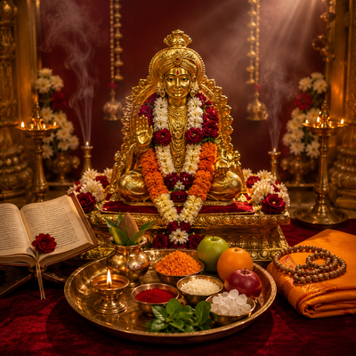 Pandit performing Shree Swaminarayan Puja online at Ayodhya