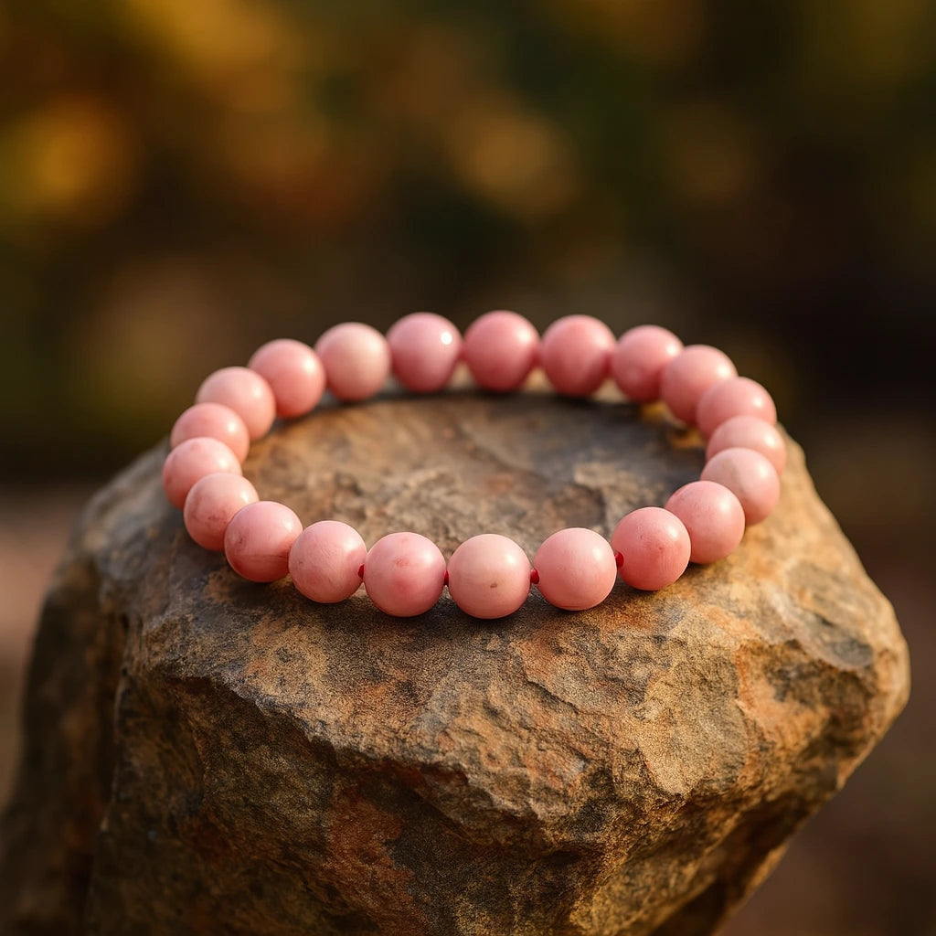 Rhodochrosite Stone Bracelet