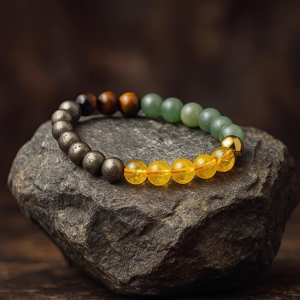 Money Magnet Stone Bracelet