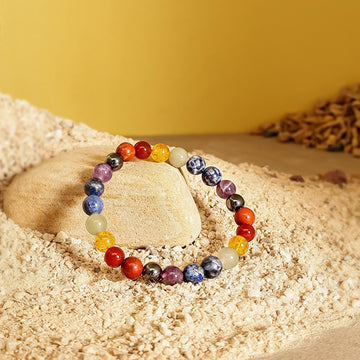 Divine Chakra Healing Bracelet – 7 Powerful Stones for Balance & Energy