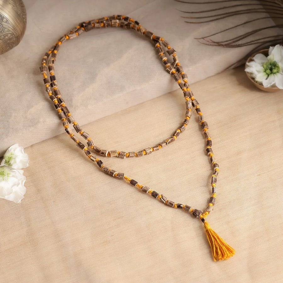 Original Rough Tulsi Mala for Jaap | 108 Beads