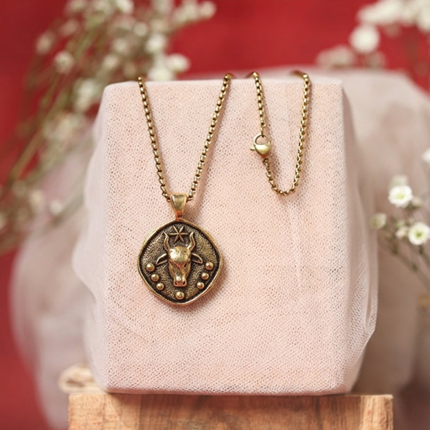 Taurus (Vrishabha) Rashi Pendant