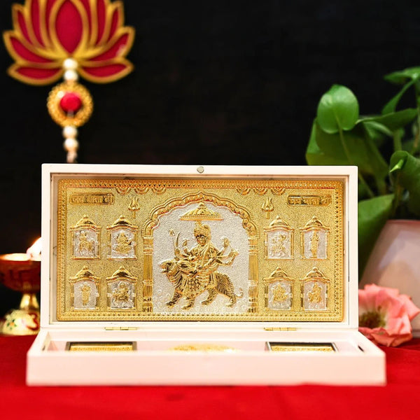 ದಿವ್ಯ ಮಾ ದುರ್ಗಾ ಪಾಕೆಟ್ ದೇವಾಲಯ - ಚಿನ್ನದ ಲೇಪಿತ