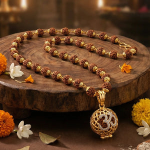 Rudraksha Mala with 9 Mukhi Rudraksha