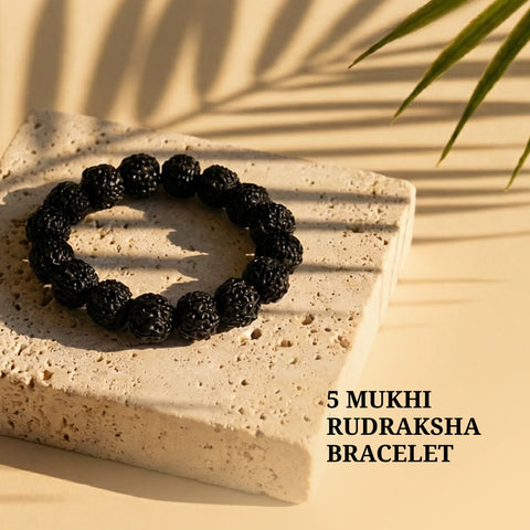 5 Mukhi Rudraksha Bracelet