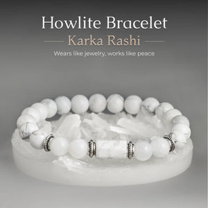 Howlite Bracelet (Karka Rashi) Cancer