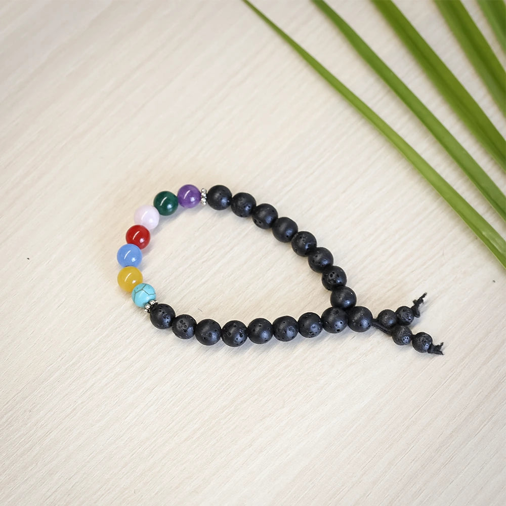 Lava Stone 7 Chakras