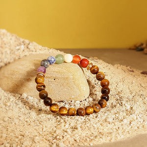 Tiger Eye Chakra Bracelet Creative
