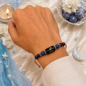 Aquarius (Kumbh Rashi) Divine Stone Rakhi