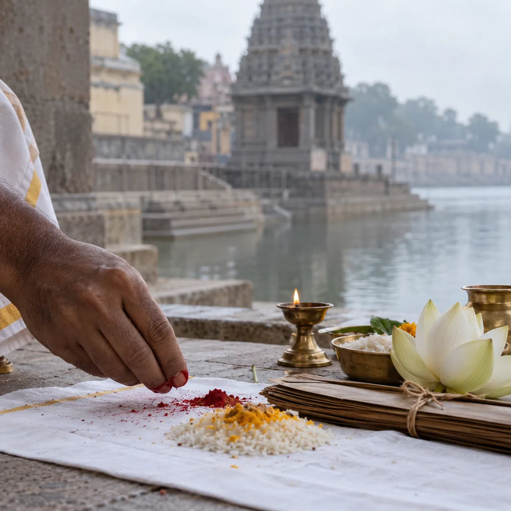 Ashtottara Kumkumarchana — Gnana Saraswati Temple, Basara