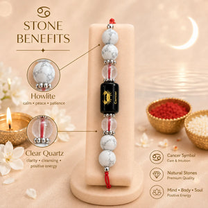 Cancer (Kark Rashi) Divine Stone Rakhi