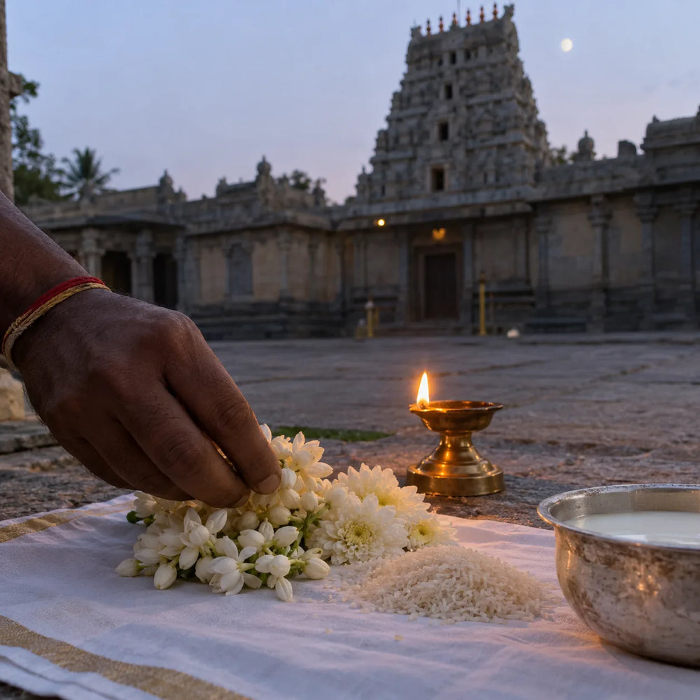 Chandra Archana — Kailasanathar Temple, Thingalur
