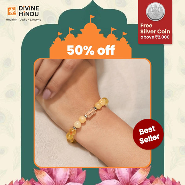 Citrine Bracelet (Dhanu Rashi) Sagittarius