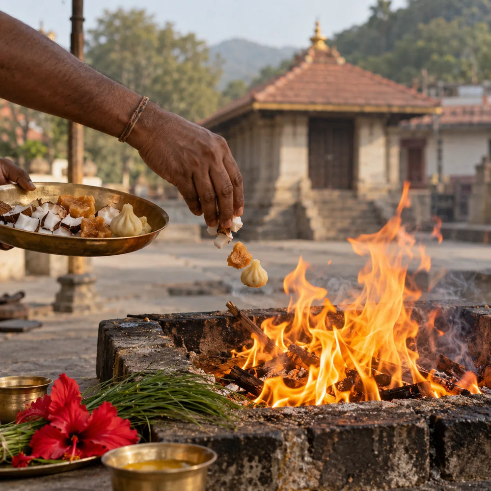 Ganahoma — Anegudde Vinayaka Temple, Kumbashi