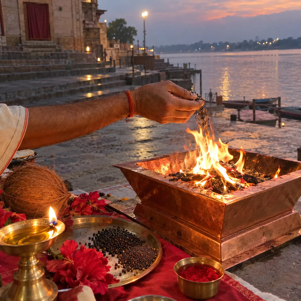 Group Bhairav Havan & Raksha Kavach Path — Vikrant Bhairav Mandir, Ujjain