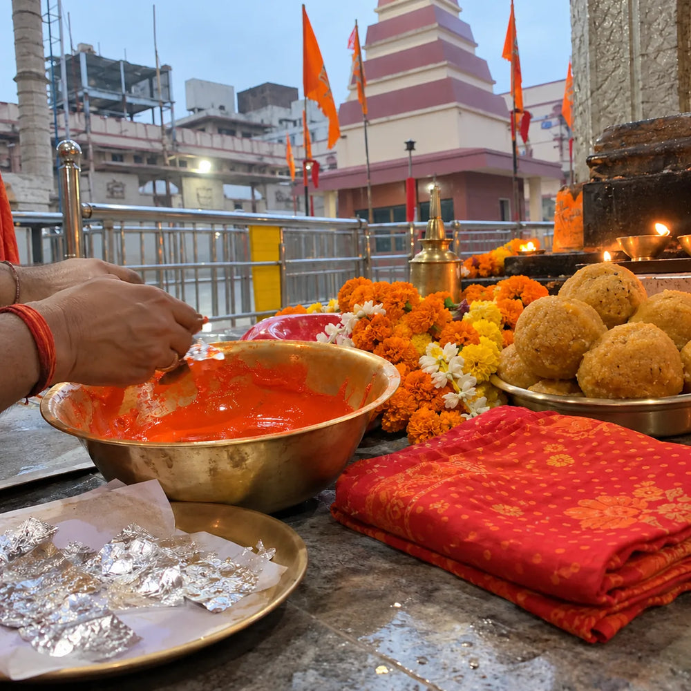 Hanuman Sindoor Shringar — Mahavir Mandir, Patna
