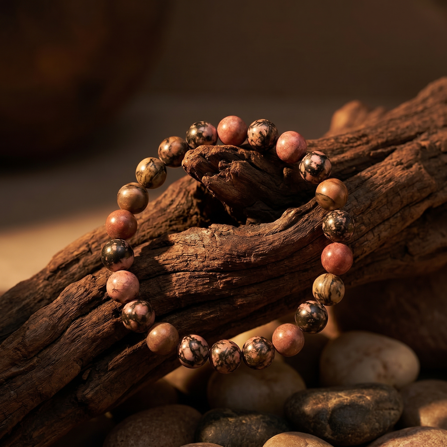 Rhodonite Stone Bracelet