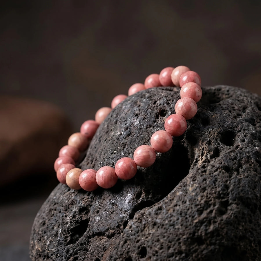Rhodochrosite Stone Bracelet