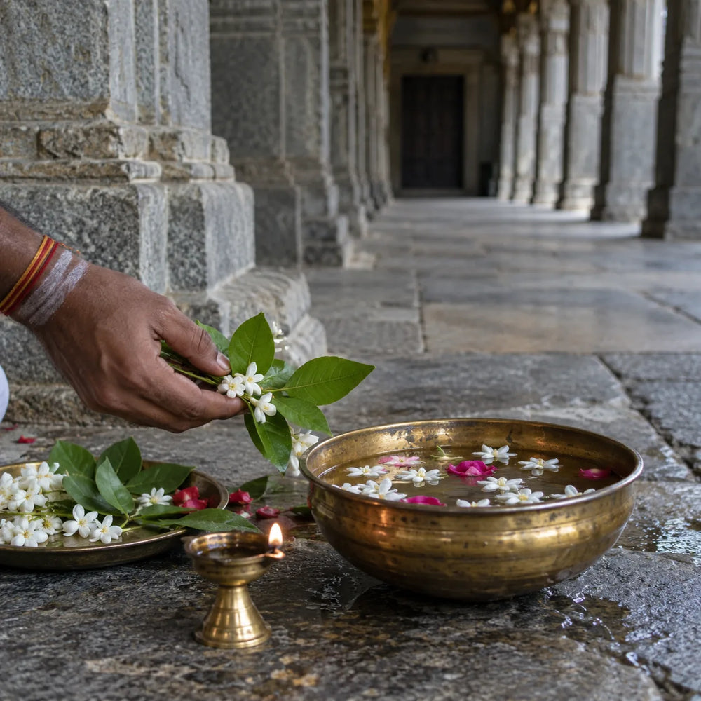 Jambukeswarar Archana — Jambukeswarar Akilandeswari Temple, Thiruvanaikaval