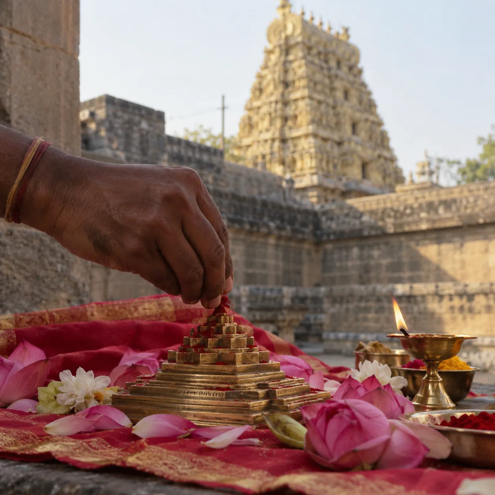 Kumkum Archana — Kamakshi Amman Temple, Kanchipuram