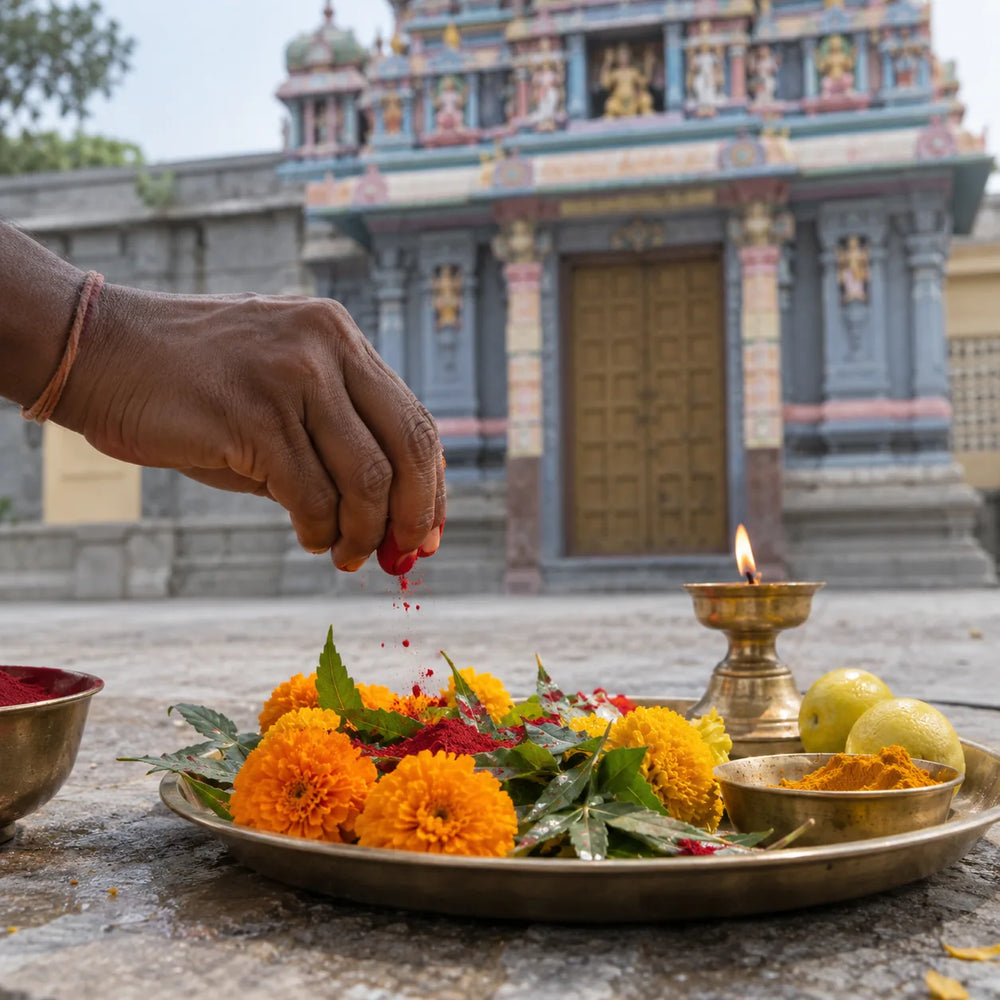 Kumkum Archana — Mariamman Temple, Samayapuram