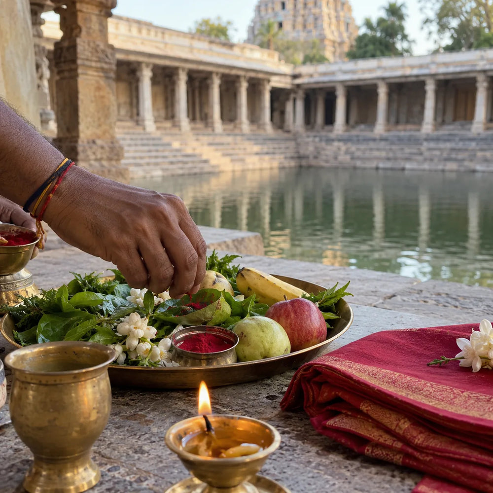 Kumkumarchana — Banashankari Temple, Badami