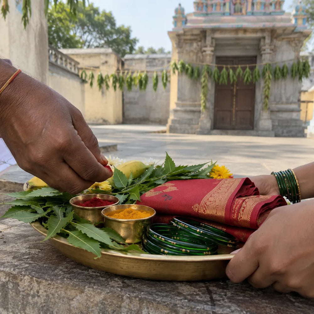Kumkumarchana — Yellamma Pochamma Temple, Balkampet, Hyderabad