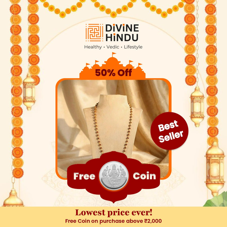 Divine Rudraksha Necklace - 54 Bead