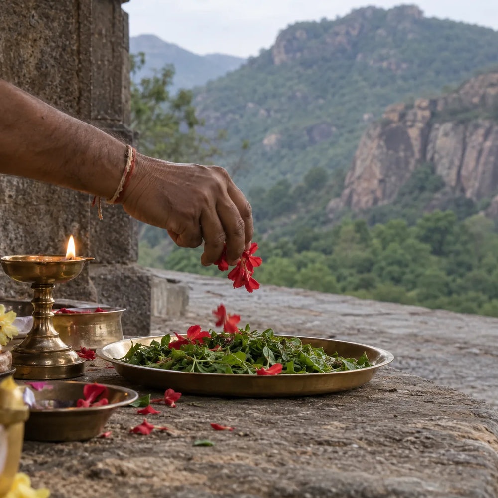 Sahasranamarchana — Lakshmi Narasimha Temples, Ahobilam
