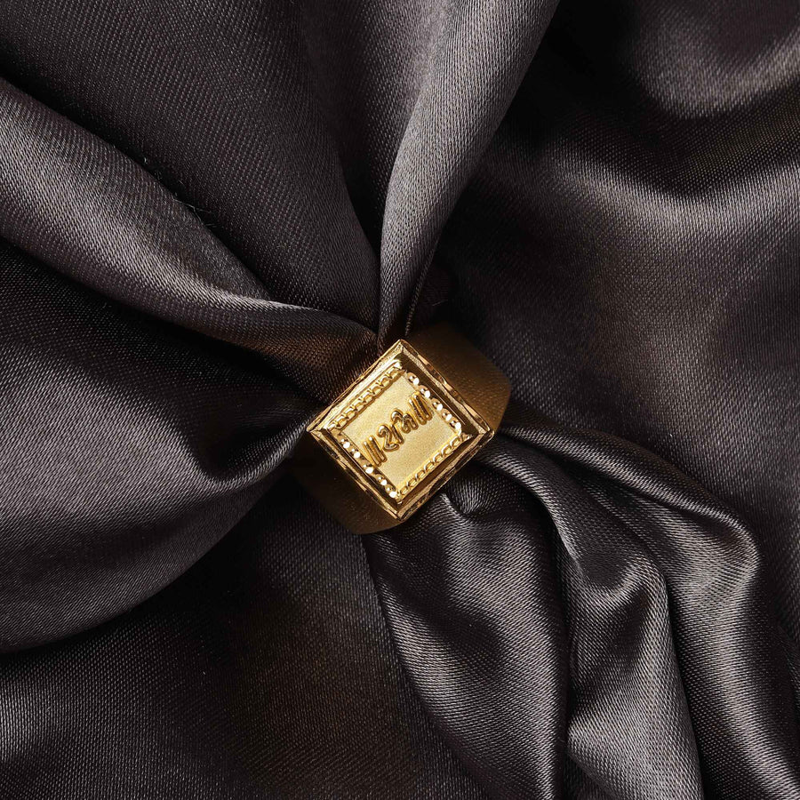 Gold Plated Jai Shri Ram Ring