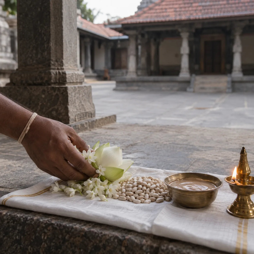 Sukra (Venus) Archana — Agneeswarar Temple, Kanjanur