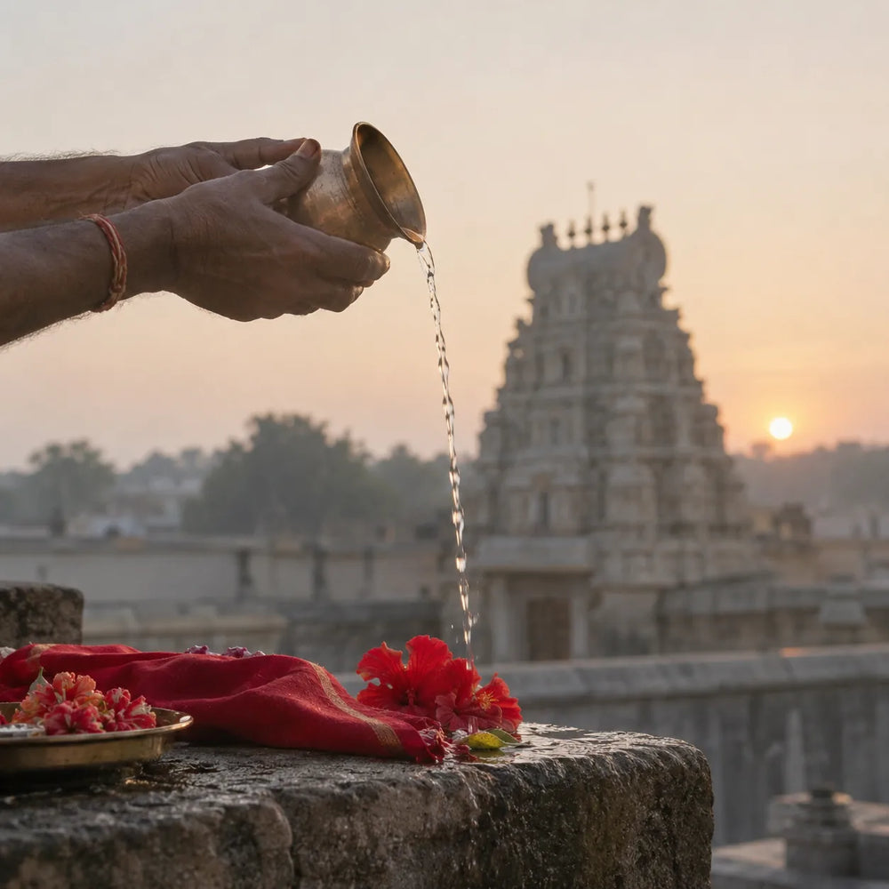 Surya Namaskaram — Suryanarayana Swamy Temple, Arasavalli