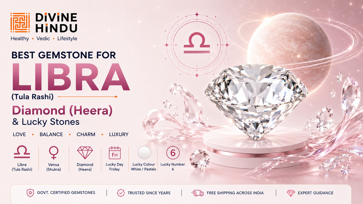 Best Gemstone for Libra (Tula Rashi): Diamond & Lucky Stones