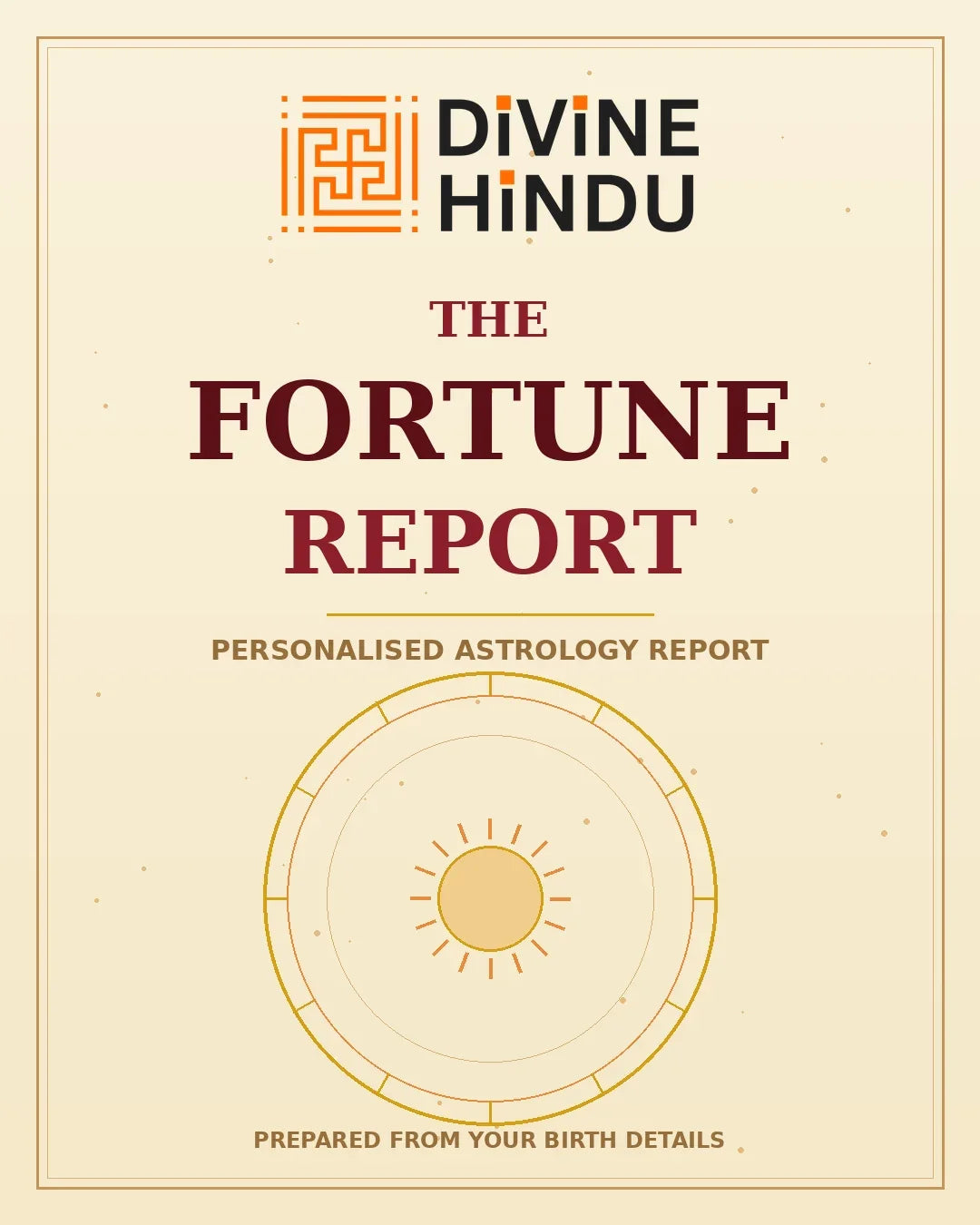 Fortune Report — Divine Hindu report cover