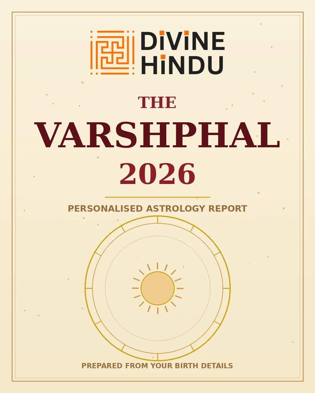 Varshphal 2026 Report — Divine Hindu report cover
