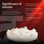 Raw Selenite Crystal Charging Plate