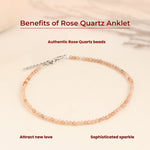 Rose Quartz Anklet