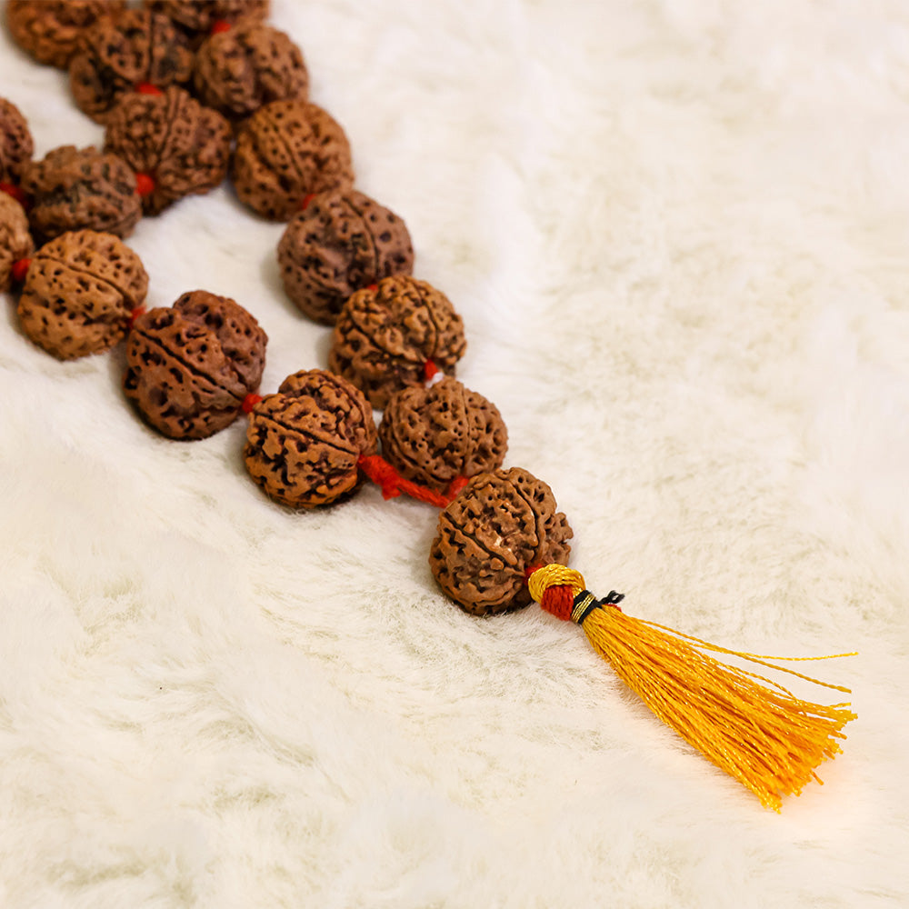Compact Rudraksha Mala – 54+1 sacred beads from Nepal