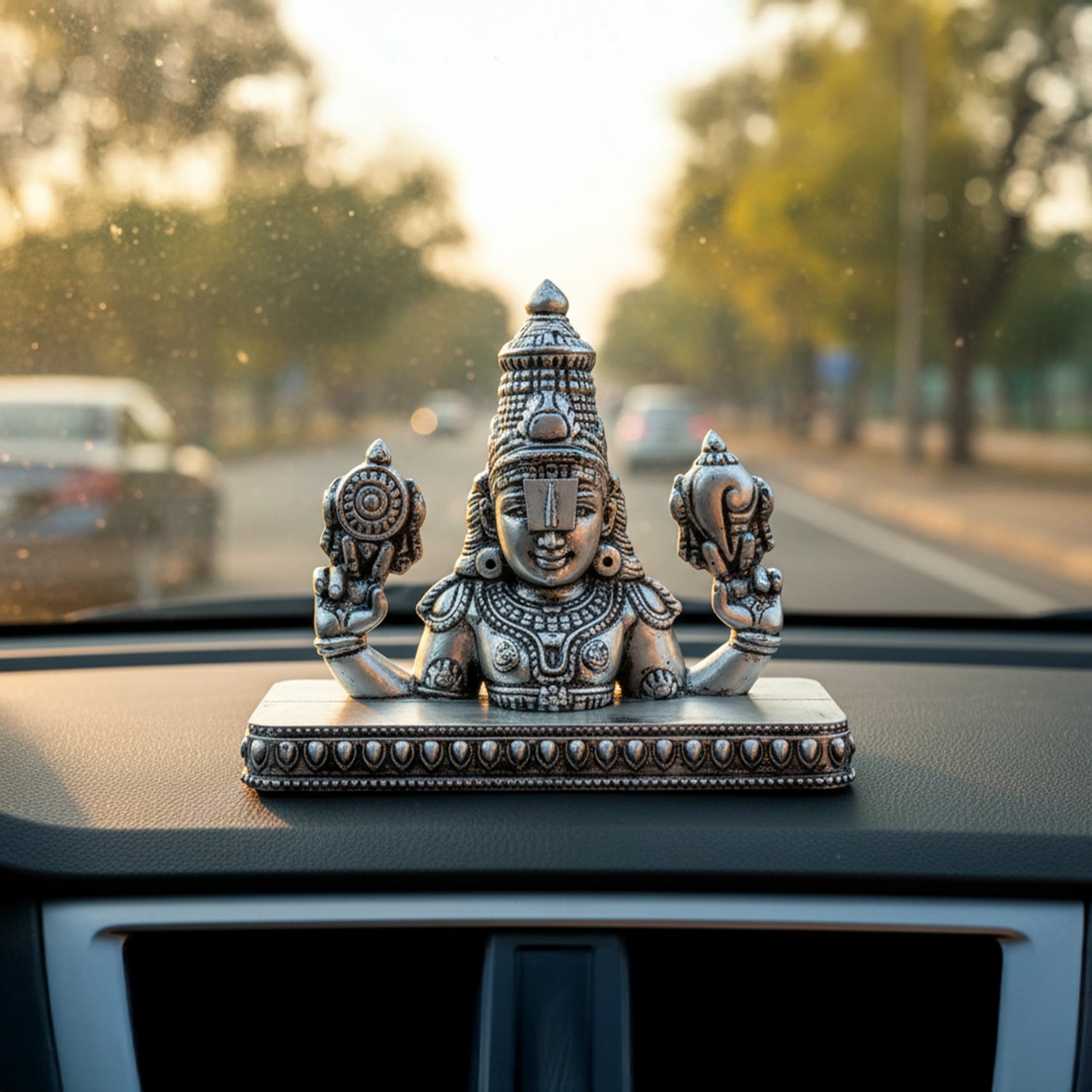 Tirupati Venkateswara Face Idol | Decor for Home Temple, Car & Office
