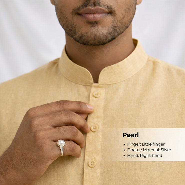 Natural Pearl Gemstone (Moti)