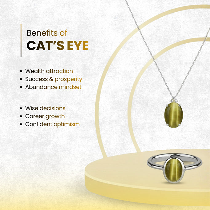 Natural Gemstone: Cat's Eye (lehsunia)