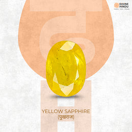 Natural Gemstone Yellow Sapphire (Pukhraj)