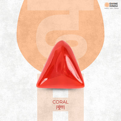 Natural Coral Gemstone (Moonga)