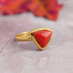 Natural Coral Gemstone (Moonga)