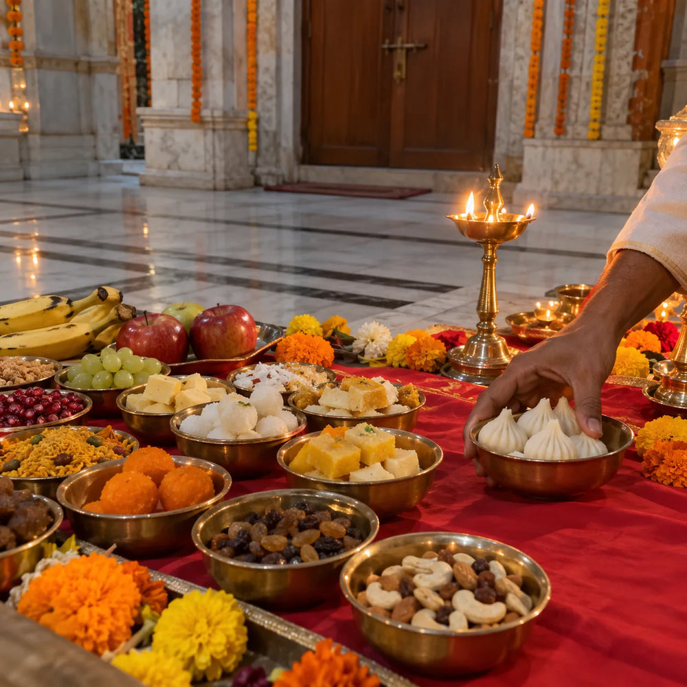 56 Bhog (Chhappan Bhog) — Siddhivinayak, Mahemdavad