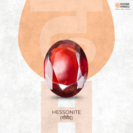 Natural Gemstone Hessonite (Gomed)